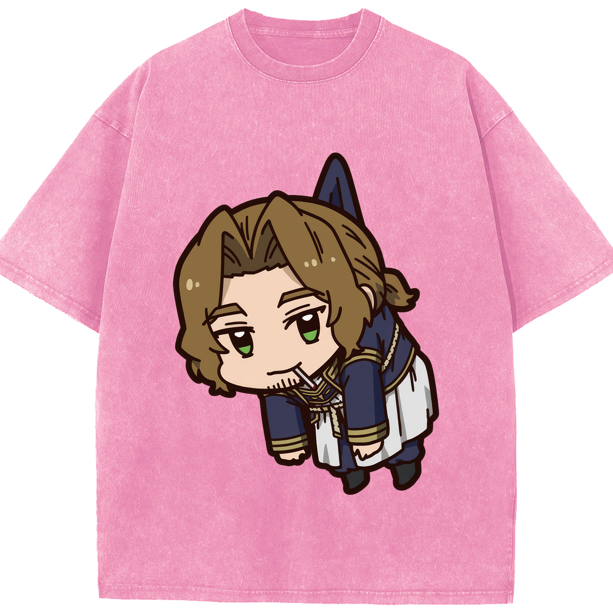 （画像用） 葬送のフリーレン Frieren 綿100% ヴィンテージ風 半袖Tシャツ（フロントプリント）